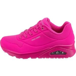 Skechers Women's Uno-Night Shades Sneaker Hot Pink-Size 8